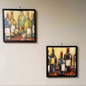 Wine Bar and Uncorked by Nicole Etienne Framed Prints